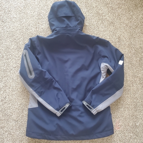 Elevate Vancouver Olympics 2010 Official Rain Jacket Women's Medium Blue - Picture 10 of 12